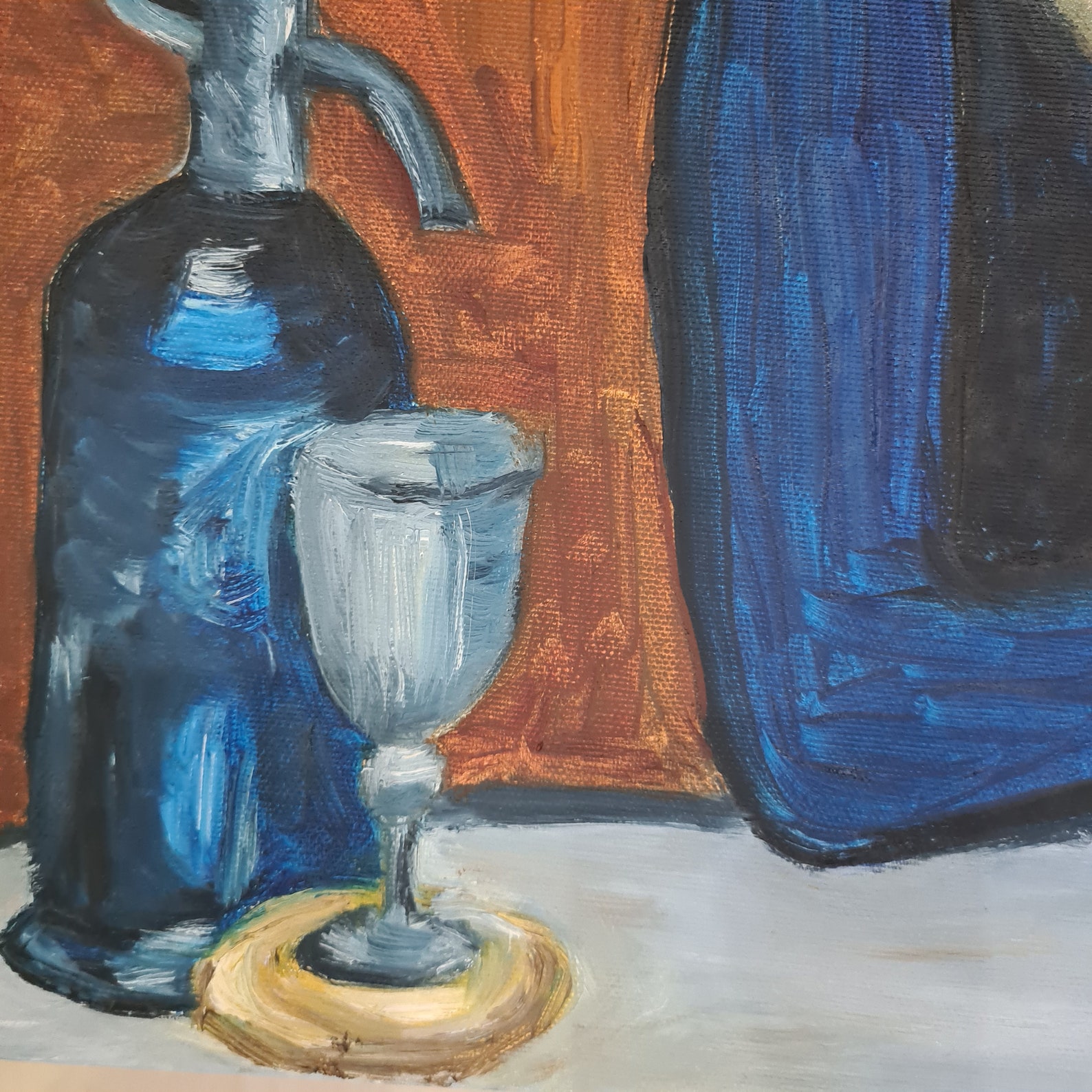 P. Picasso Copy the Absinthe Drinker. Impressionism. Oil Etsy