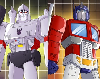 G1 Transformers Decepticons 1st Season Series Team Picture Poster 11x17