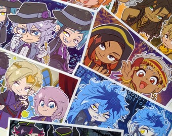 TWST Dorm Chibi Small Prints (4'' x 6'')