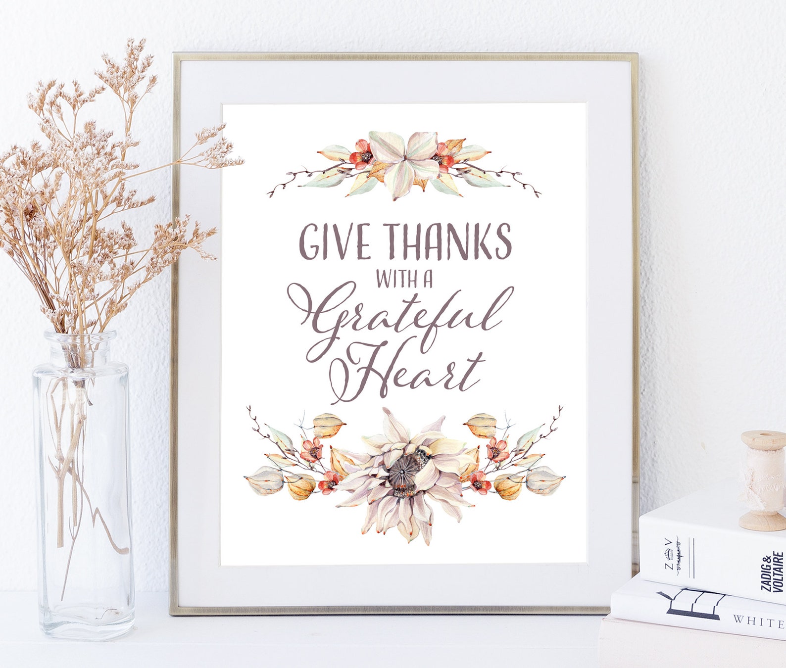 free give thanks with a grateful heart overlay