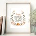 HAPPY THANKSGIVING Autumn Printable, Thanksgiving Digital Download for ...