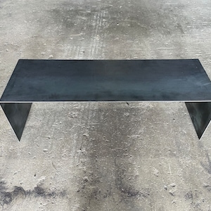 Modern Metal Bench - Heavy Duty - Metal Furniture