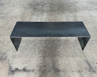 Smaller Metal Bench - One Piece