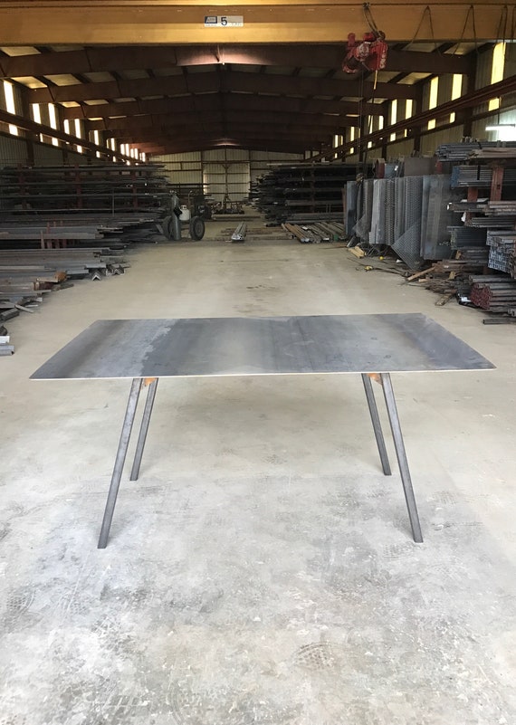 Custom steel table deals
