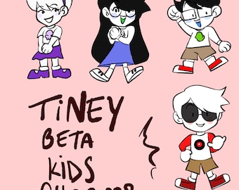 DISCONTINUED: Tiny beta kid charms