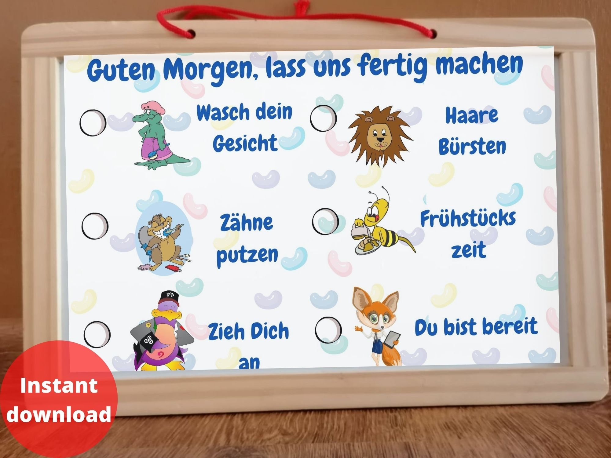 Guten Machen Wir Uns Bereit Für Kinder Illustration Etsy