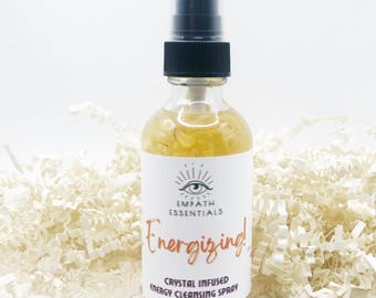 Energizing Crystal Infused Energy Cleansing Spray