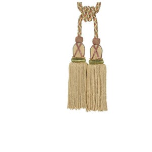 Houlès of Paris - large double tassel tie-back - classic 18th century French trimmings - antique vintage style curtain tie back trimmings