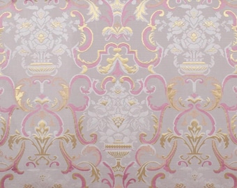 2.6 yards - Designers Guild Adelphi silk lurex lampas fabric retails 430 US dollars / yard damask classical