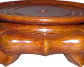 Light Cherry Color Onion Shaped Vase Stand