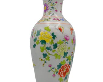 Colorful Fishtail Vase with Flowers