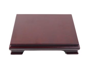 Rectangular Ming-Style Wooden Chinese Vase Stand