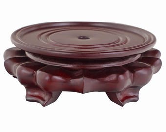 Oriental Onion Shaped Vase Stand
