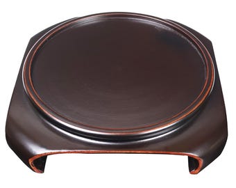 Vase Stand Square Black Finish Assorted Sizes