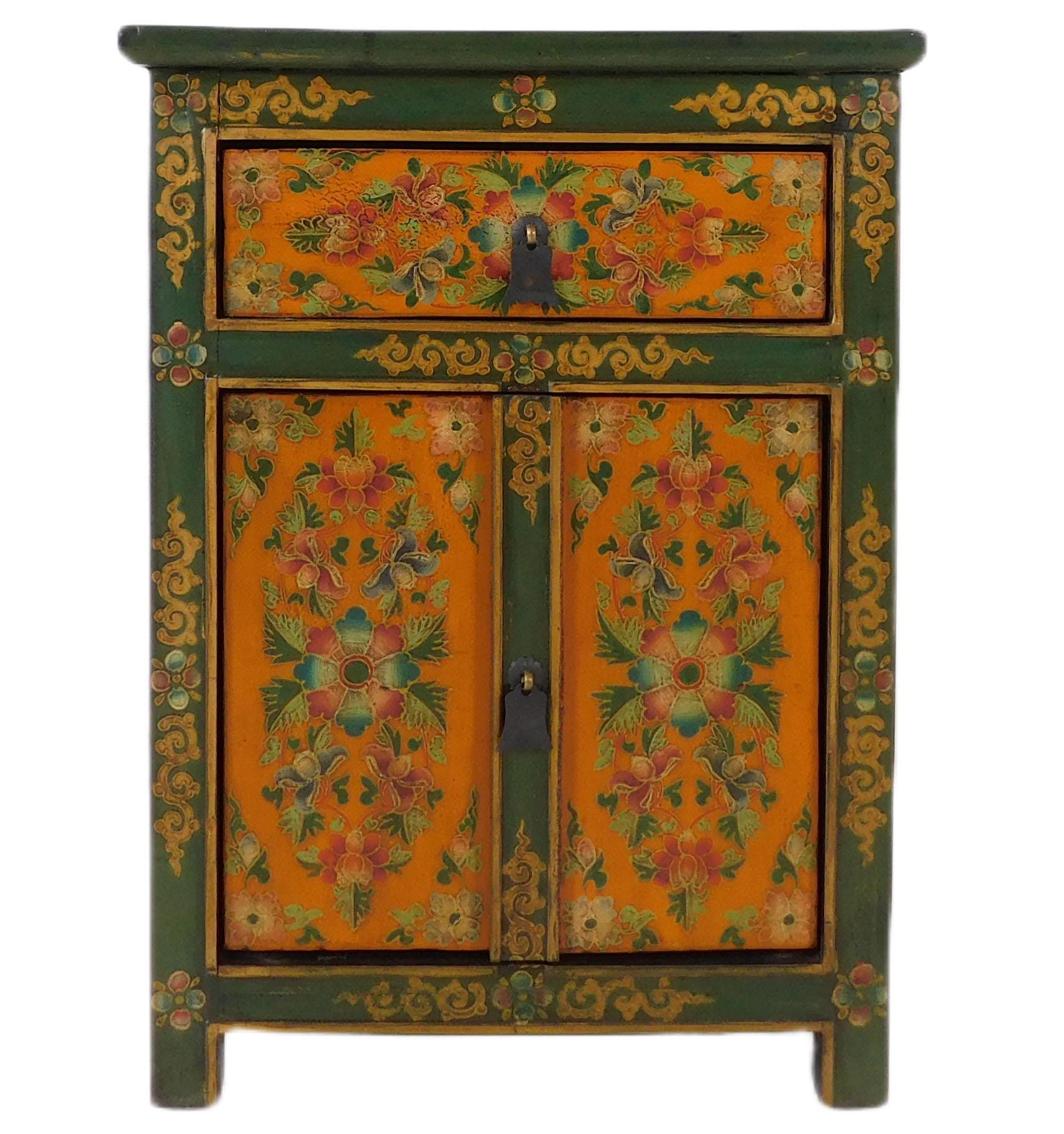 Tibetan Shoe Cabinet 27"