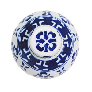 5"h. blue and white ginger jar from oriental furnishings image 6