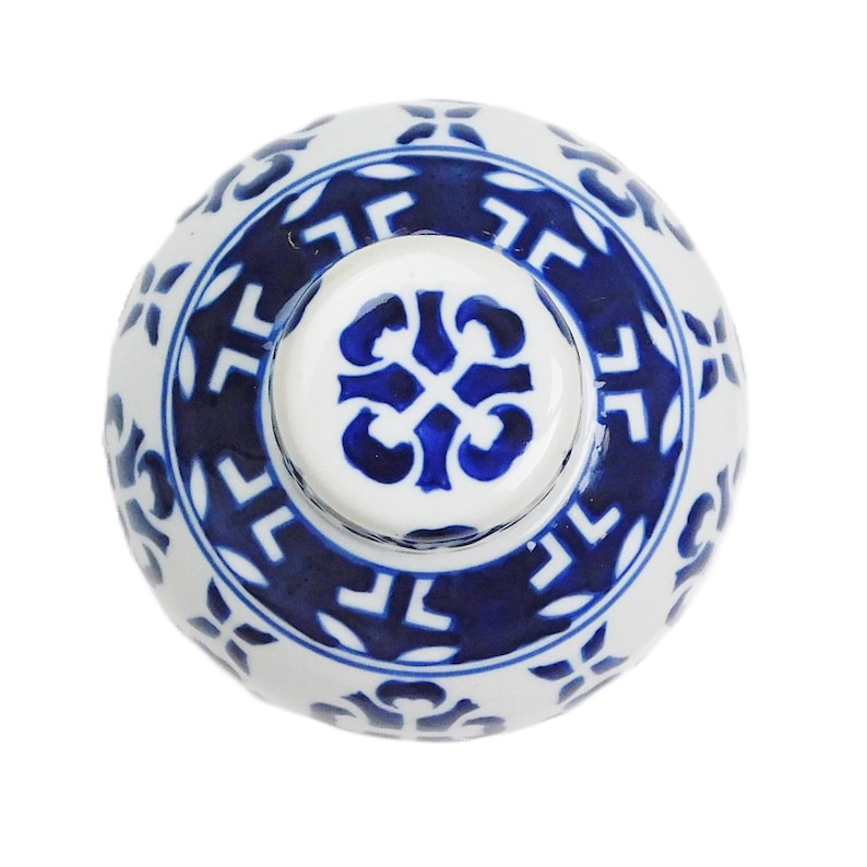 5"h. blue and white ginger jar from oriental furnishings image 6