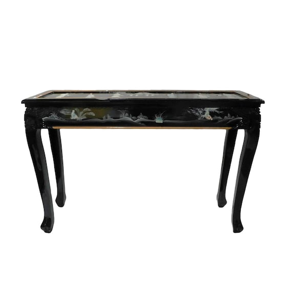 Oriental on sale sofa table