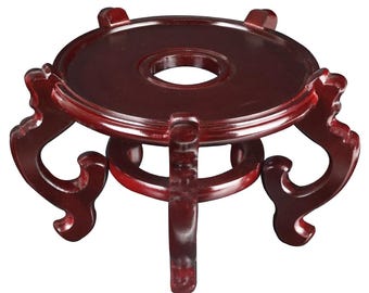 oriental rosewood fish bowl stand