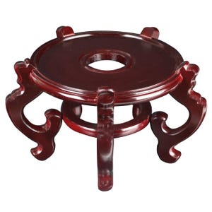 oriental rosewood fish bowl stand