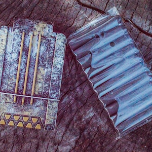 eveneens nerf aangepaste geschilderde nerf pistool dart clip tijdschrift extra kogels cosplay comic con LARP kostuum buitenaardse steampunk wapen battle royale