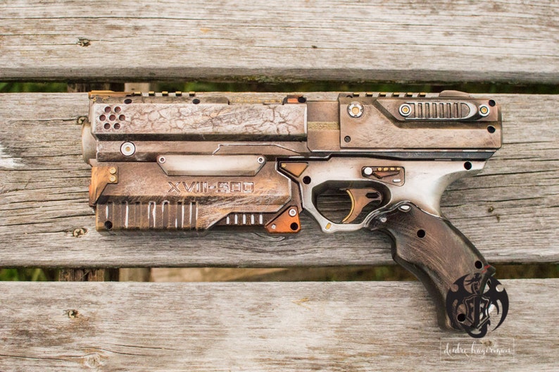 Custom painted nerf rival phantom modified nerf gun