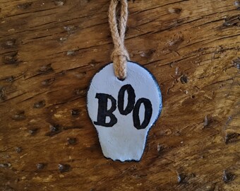 Blue BOO decoration