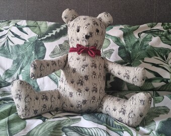 Beetle print Teddy Bear