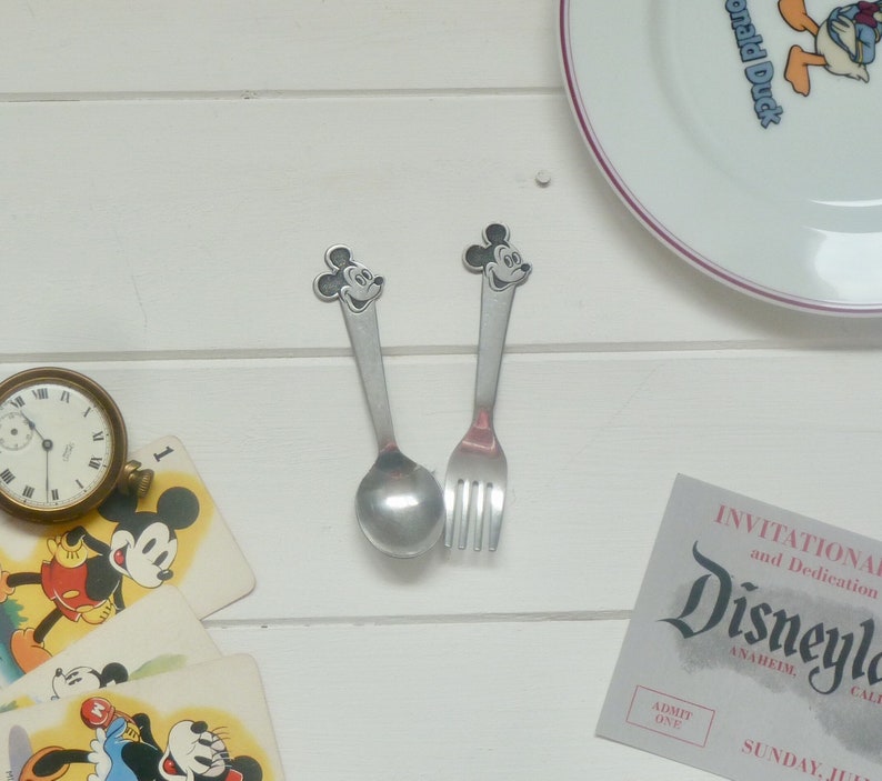 Disney Gift Vintage Mickey Mouse Cutlery