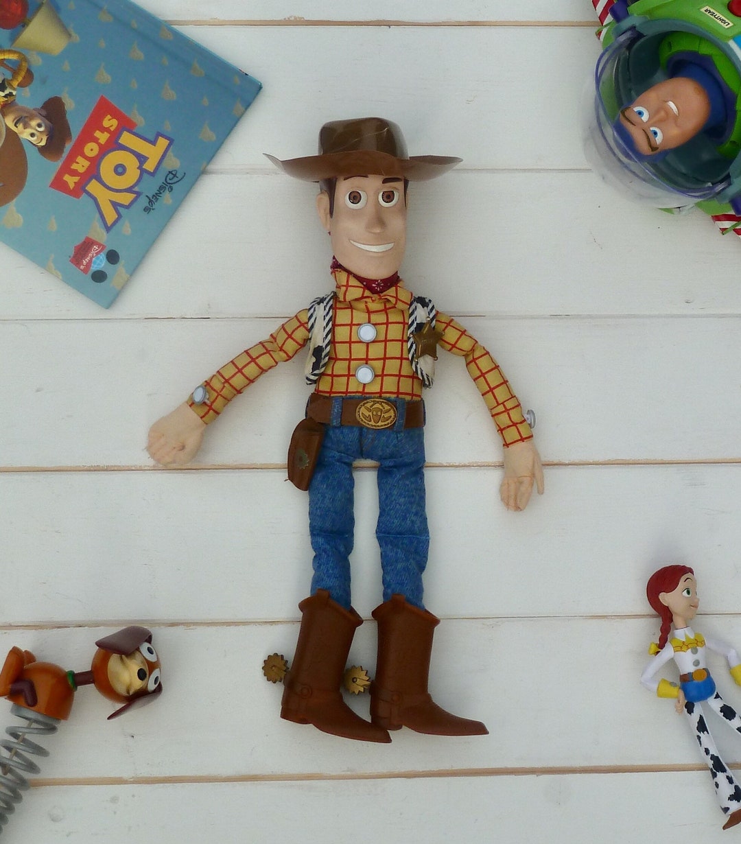 1995 Original Adventure Buddy Woody Doll With 1st Edition Hat