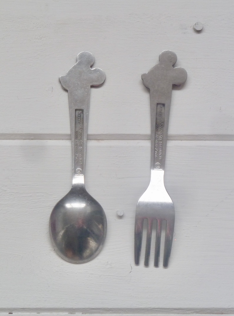 Disney Gift Vintage Mickey Mouse Cutlery