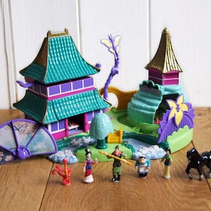 Mulan Polly Pocket Disney Polly Pocket Vintage Polly Pocket Polly Pocket Vintage Disney Mulan 100 Complete Etsy Australia