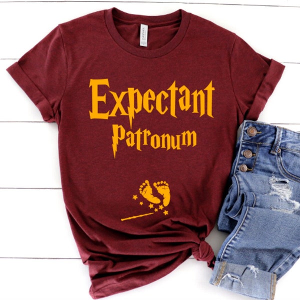 Expectant Patronum Pregnancy Announcement Shirt, Gender Reveal Party Shirt,Mom to be Shirt
