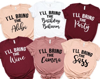 funny group birthday shirts