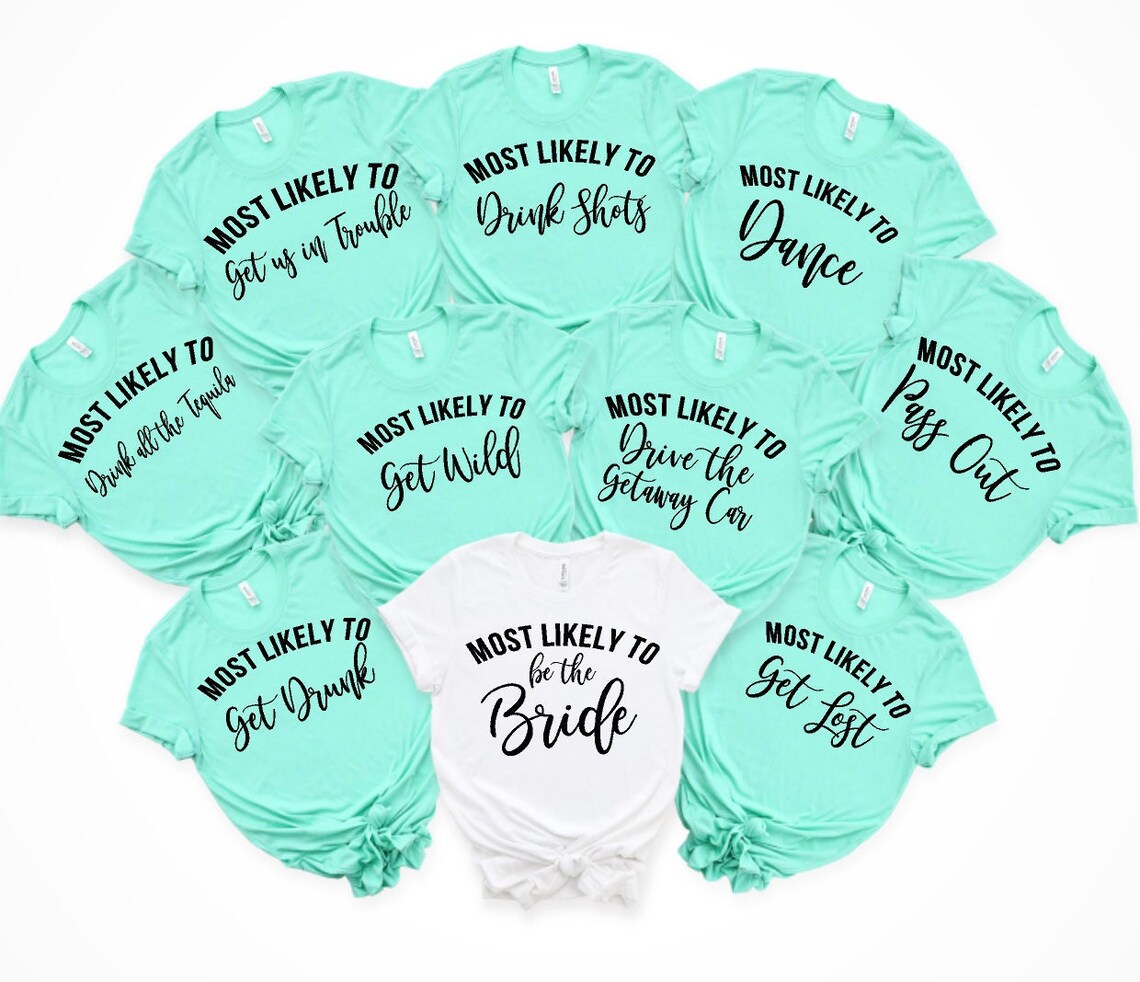 Funny Bachelorette Party Shirts I DO Wedding Shirtgirls Trip Etsy