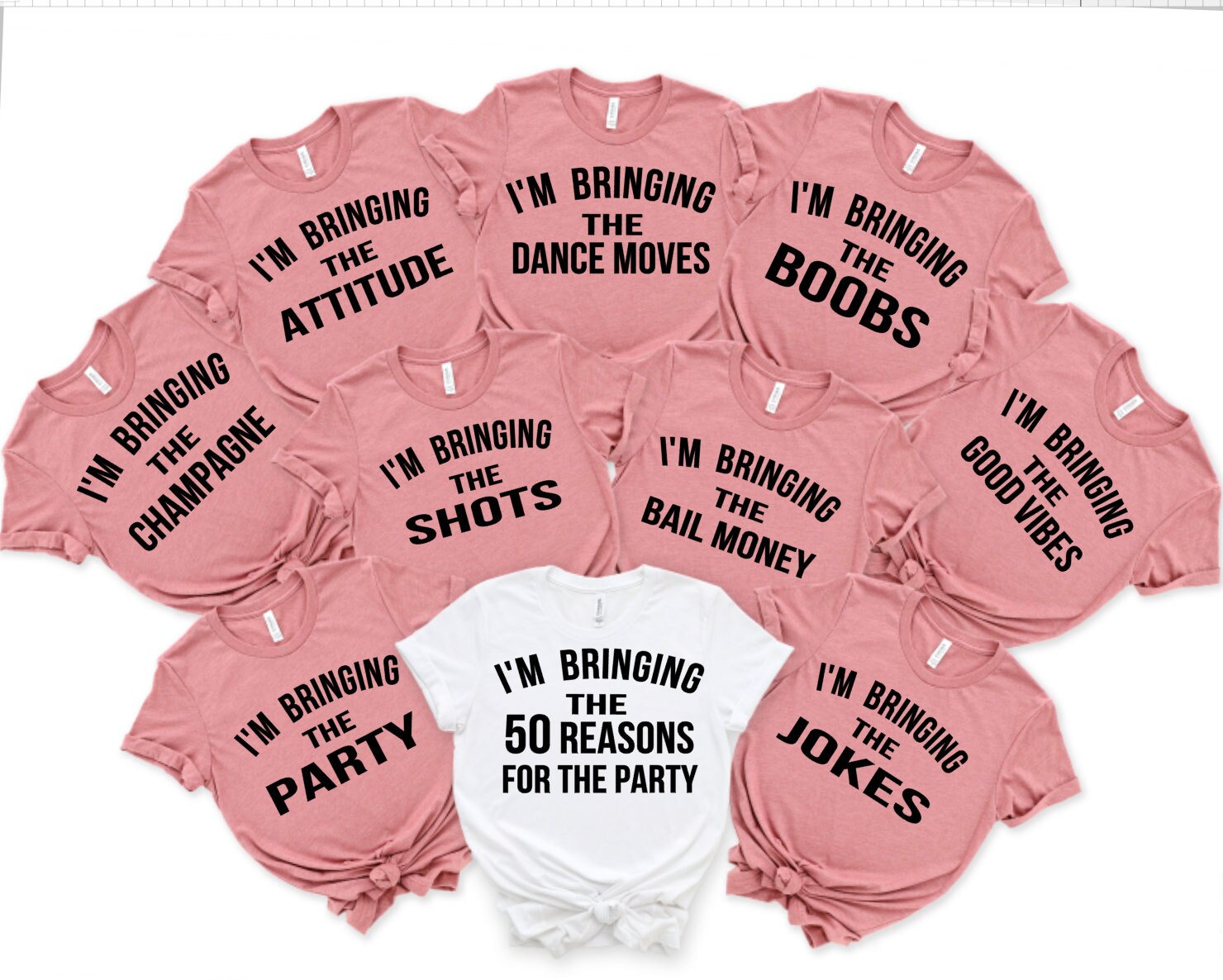 Funny 50th Birthday Group Shirtsfunny Birthday Party Shirts Etsy