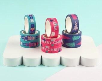 SECONDS - Christmas Washi Tape Set of 3 Rolls - SECONDS