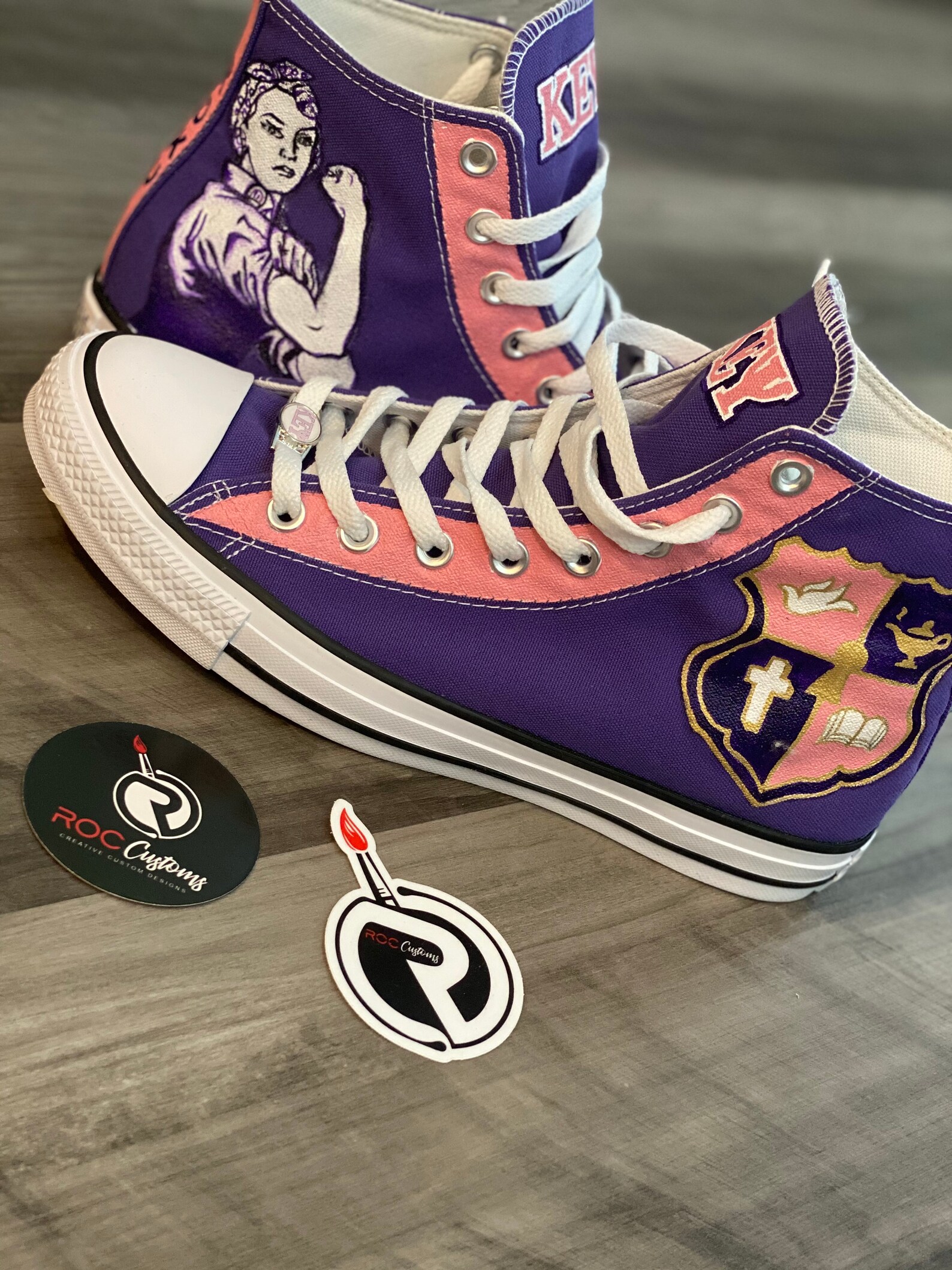 Kappa Epsilon Psi Custom Converse HighTops Etsy