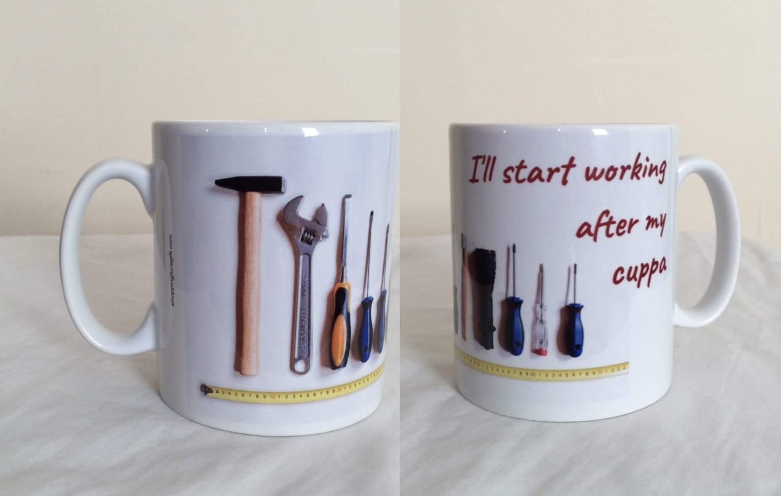 Builders Tools Mug - “i’ll Start Working After My Cuppa” Funny Mug for ...