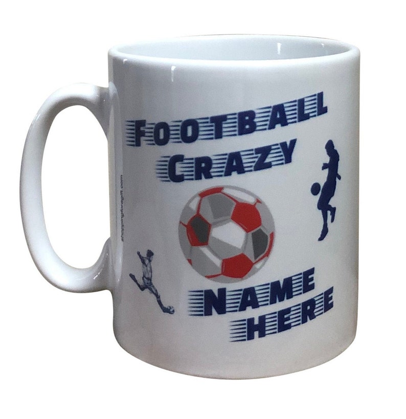 Personalised Chelsea FC Colour Football Gift Mug Football Crazy