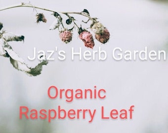 BIO Getrocknete HIMBEERENBLATT | Rubus idaeus | Geschnitten & Gesiebt | Koscher | Rotes Himbeerblatt | Ausgezeichnete Qualität | Ideal für Tinkturen oder Tees
