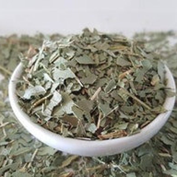 DRIED EUCALYPTUS LEAF | Eucalyptus globulus | Cut & Sifted | Kosher | Australian Fever Tree | Blue Gum | Great Quality! | Infusions, Salves