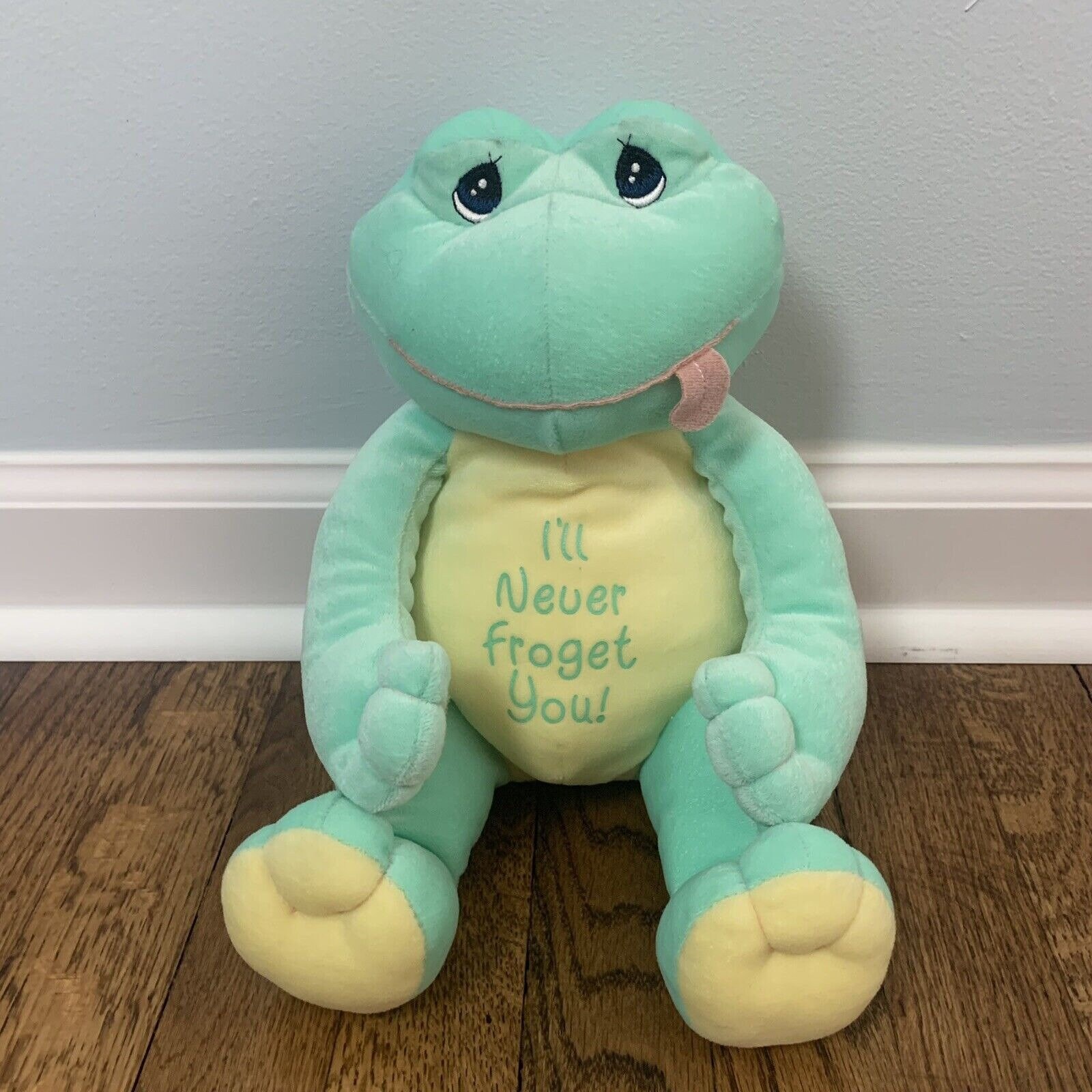 vintage frog stuffed animal