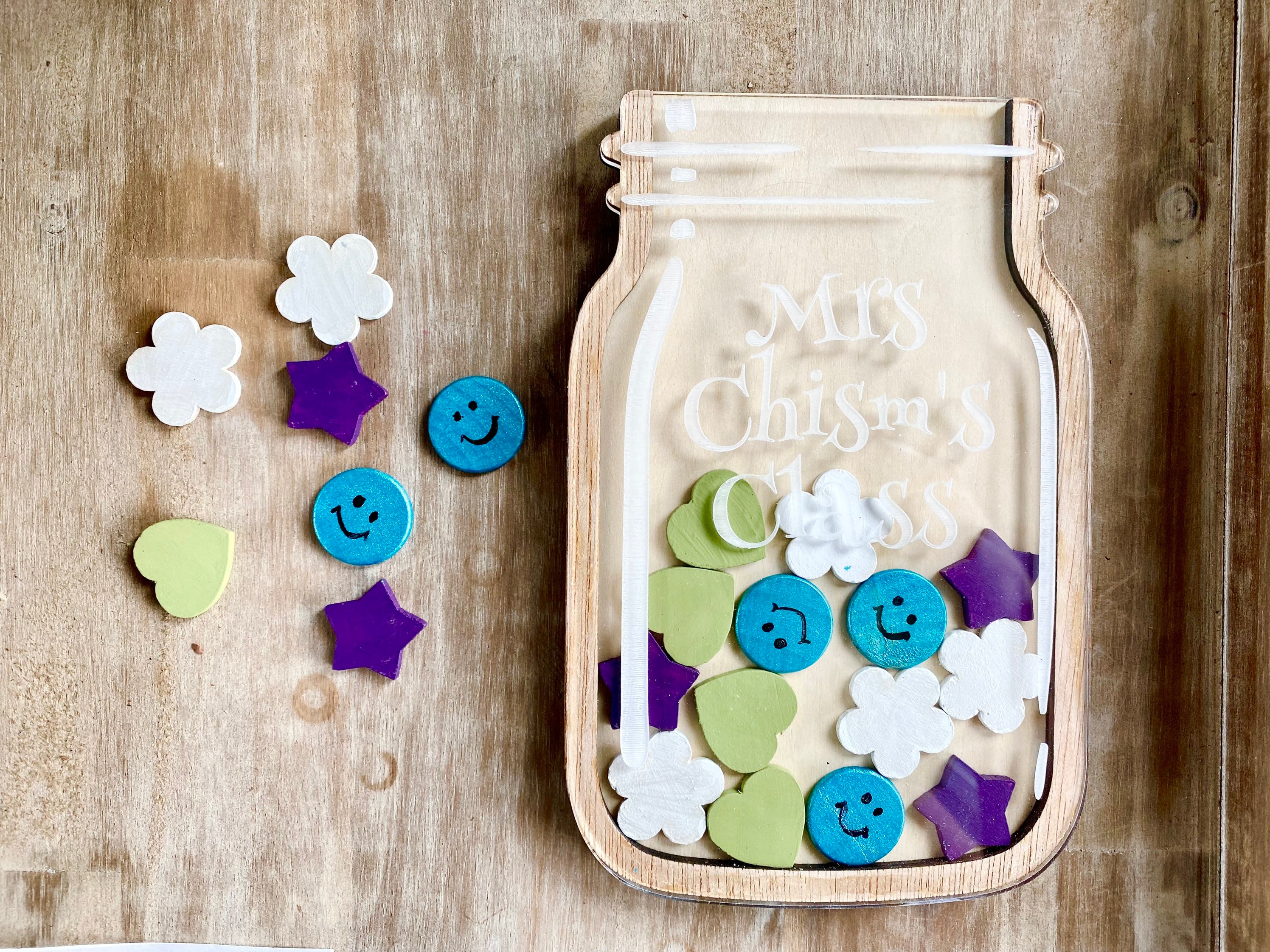 Reward Jar for Kids Classroom Decor Elementary Teacher Etsy