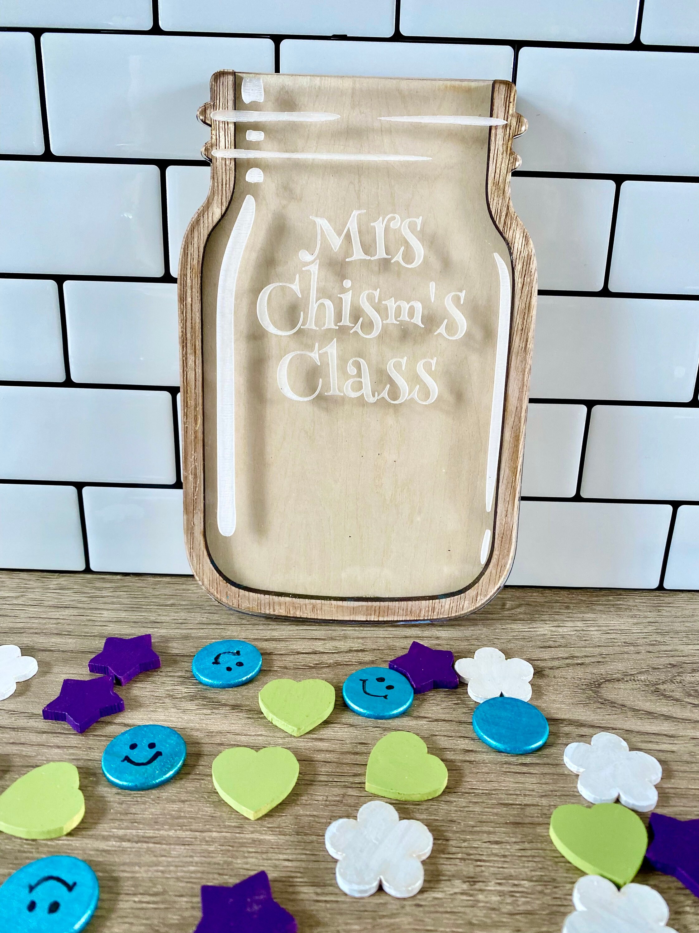 Reward Jar for Kids Classroom Decor Elementary Teacher Etsy