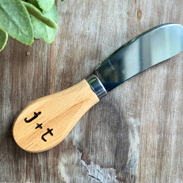 Cheese knife personalized, best friend bridal shower gift for bride, Valentines day gift for wife, jam spreader, butter knife,