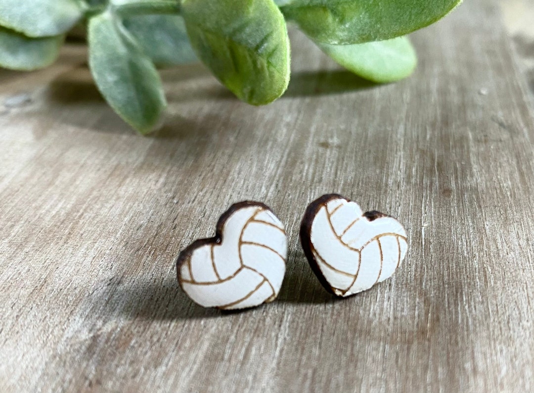Volleyball Earrings Studs, Volleyball Earrings for Her, Coach Gifts
