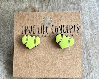 Tennis earrings studs for women, sports mom gear, cute birthday gift for best friend, doubles partner gifts, easter basket stuffers for teen