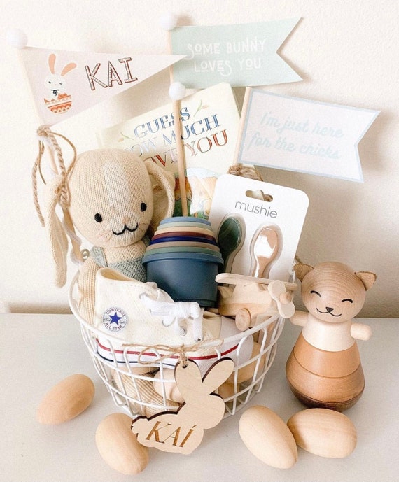Easter Basket Tags Easter Tags Gift Tags Basket Tags Wooden Name Tags Easter Name Tag Etsy