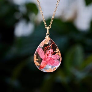 Collar de amapola con flor de nacimiento de agosto, collar de amapola del mes de nacimiento de agosto, joyería de cumpleaños personalizada, regalo de cumpleaños de agosto para ella